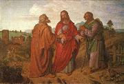 Joseph von Fuhrich The walk to Emmaus Spain oil painting artist